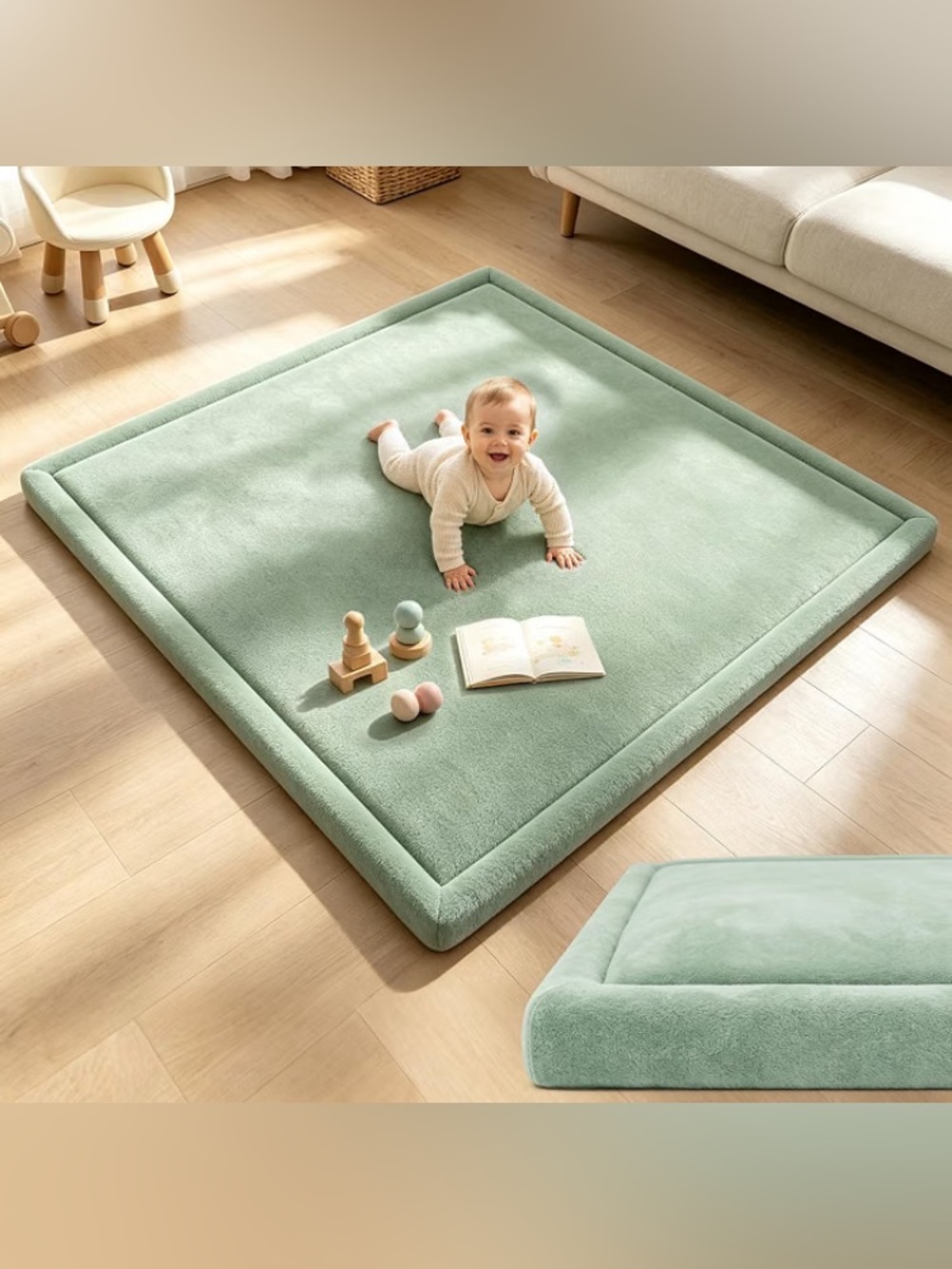 Baby Memory Foam Play Mat [50”x50”]